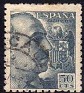 Spain 1949 General Franco 50 CTS Pizarra Edifil 1053. 1053. Subida por susofe